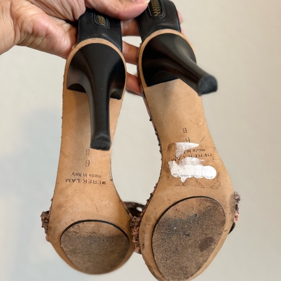 Derek Lam snake print pink heels - Picture 6 of 6